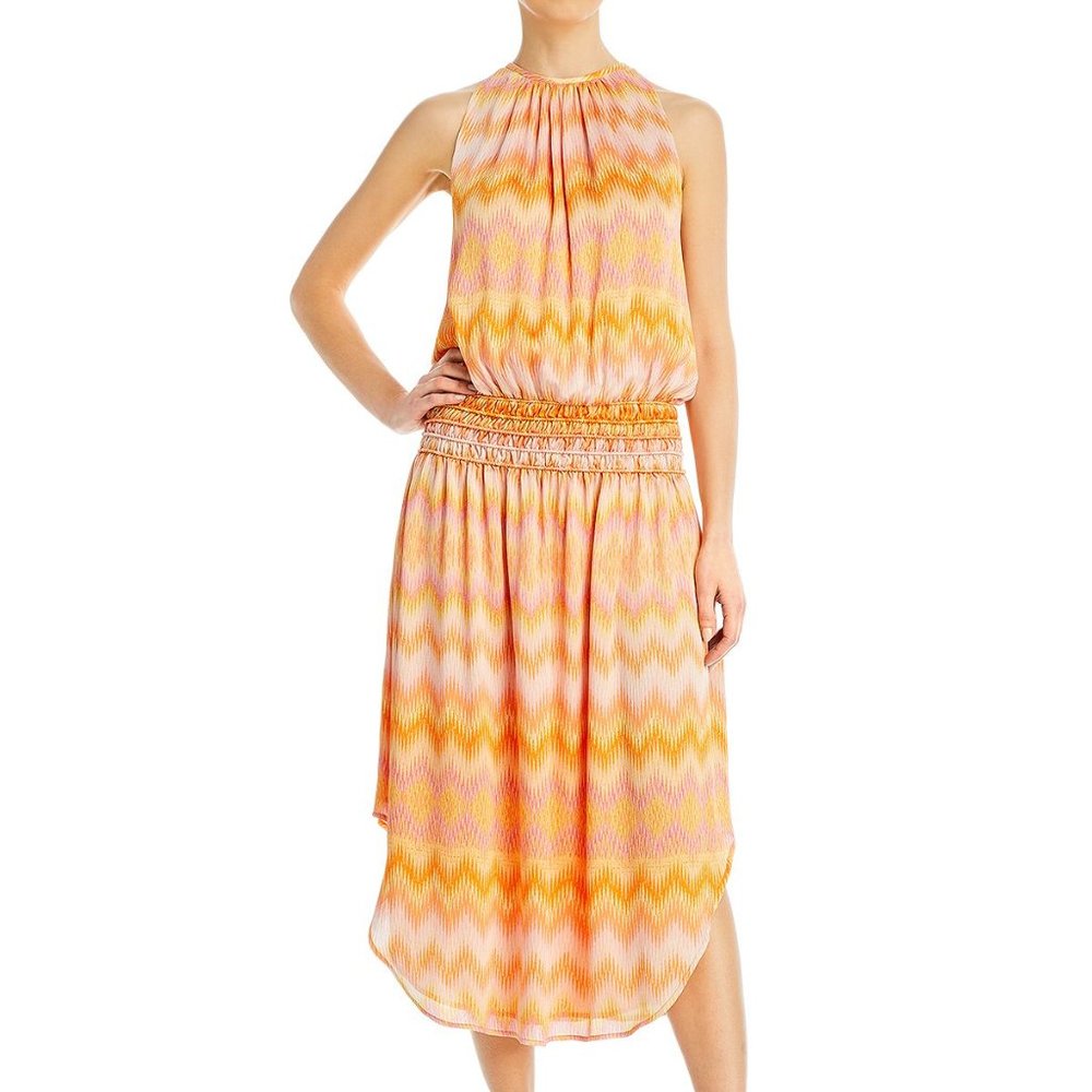 Ramy Brook Women's Printed Midi Dress Multi Color B4HP